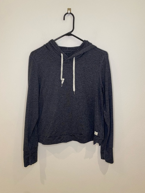 Vuori Tops - Vuori Halo Essential Hoodie Pullover DreamKnit Charcoal Gray Woman’s L